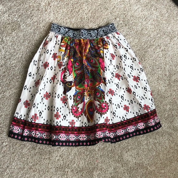 Flying Tomato Dresses & Skirts - Flying Tomato Multicolor Flared Skirt